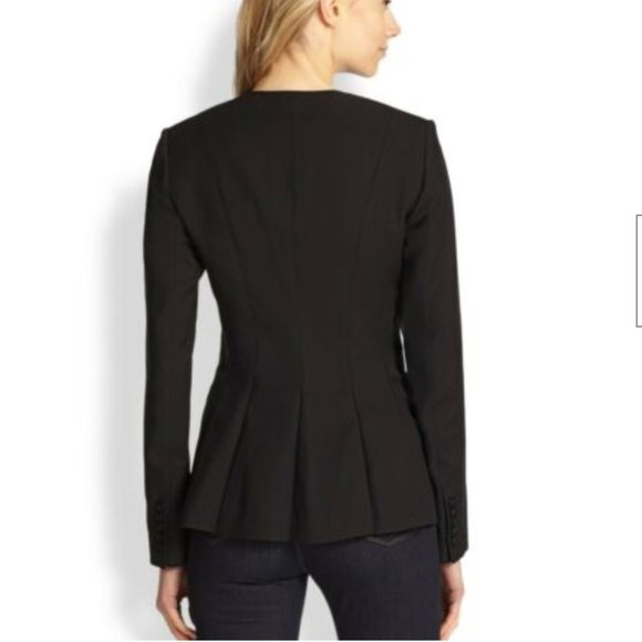 Theory Isita Open Black Blazer - Picture 2 of 3